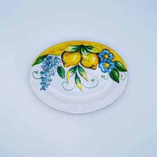 OVAL PLATE WITH FLAP