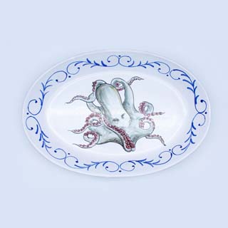 OVAL PLATE WITH FLAP