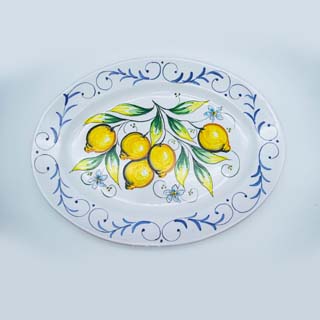 OVAL PLATE WITH FLAP