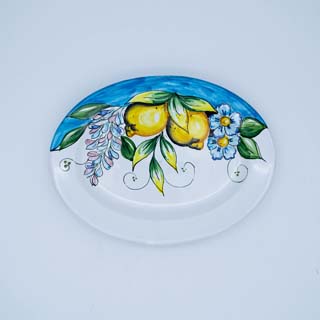 OVAL PLATE WITH FLAP