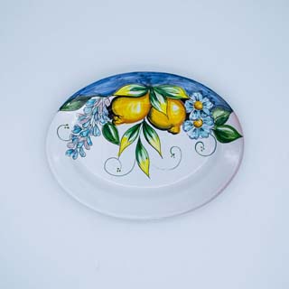 OVAL PLATE WITH FLAP