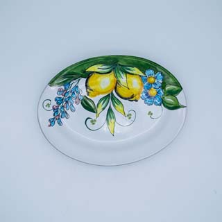 OVAL PLATE WITH FLAP