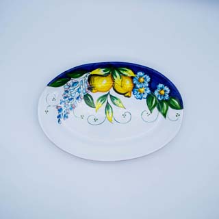 OVAL PLATE WITH FLAP