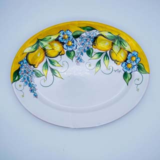 OVAL PLATE WITH FLAP