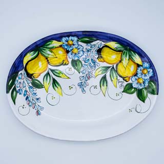 OVAL PLATE WITH FLAP