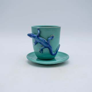 MUG WITH SAUCER